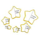 Conjunto Moldes para Biscoito de árvore de Natal 3D - 6 Peças